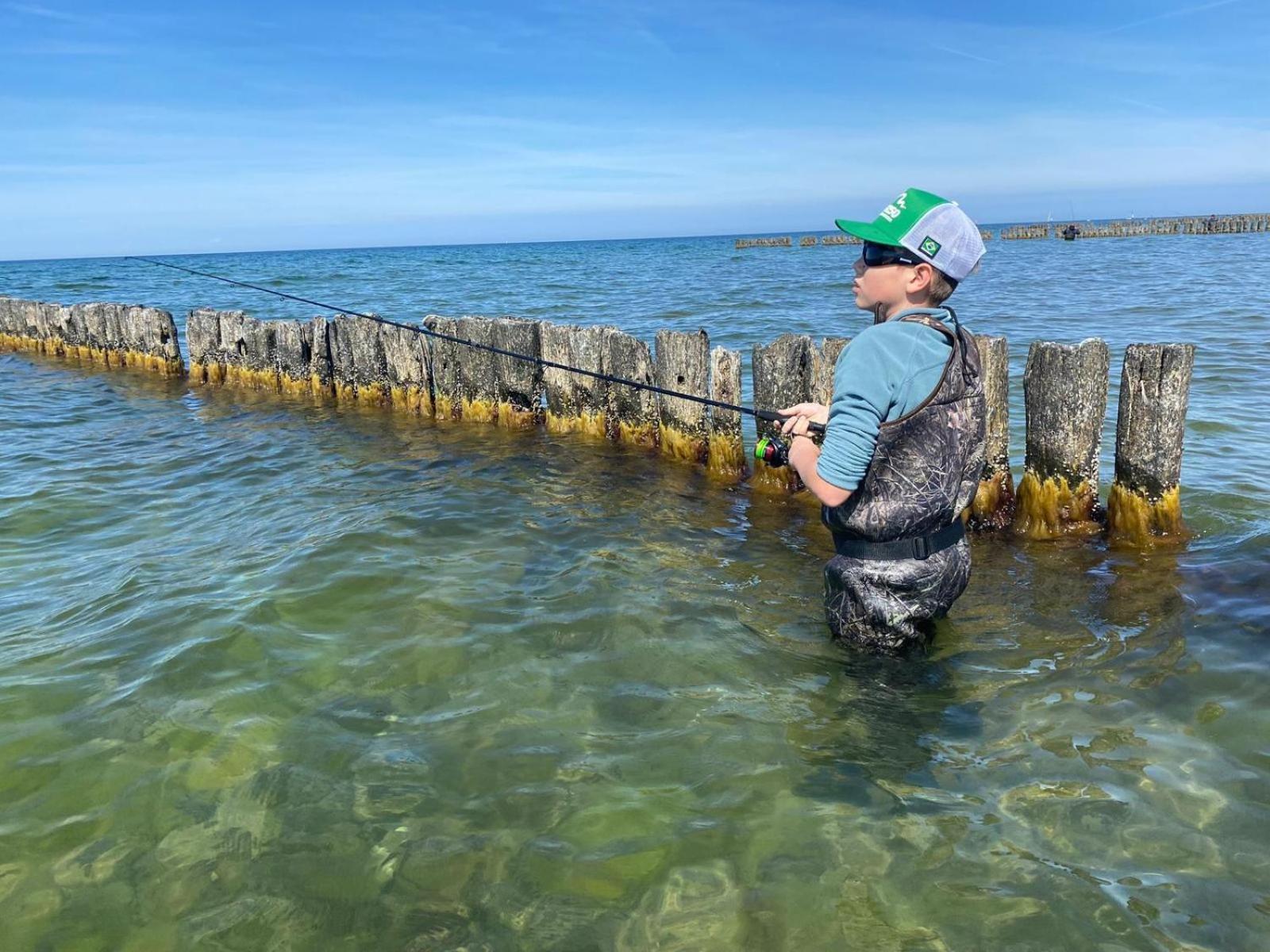 App 7O Kleinertag Am Meer Dranske Bagian luar foto